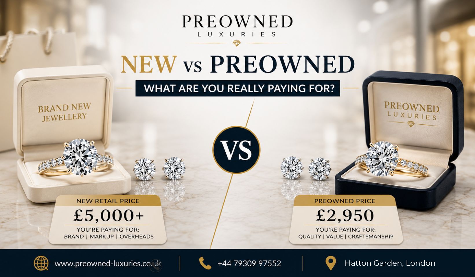 New vs Pre-Owned Jewellery: What Are You Really Paying For?