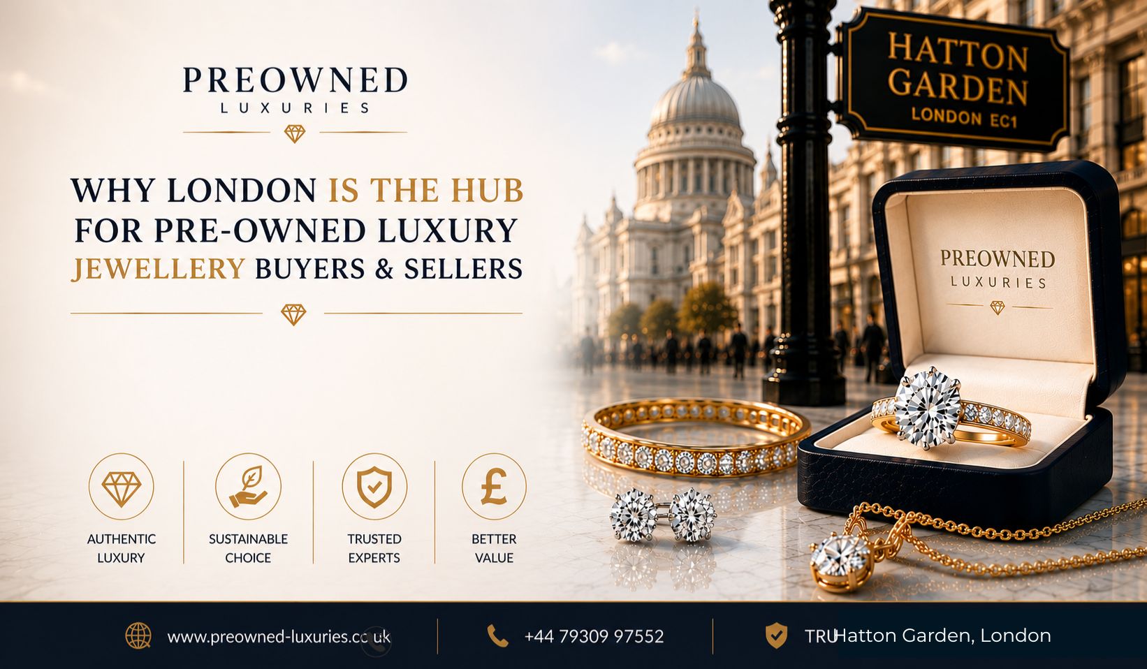 Why London Is the Hub for Pre-Owned Luxury Jewellery Buyers & Sellers